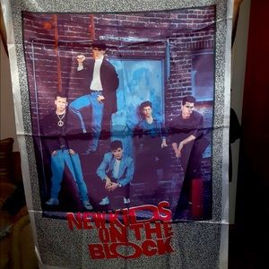 Original vintage 80s New Kid on the Block poster